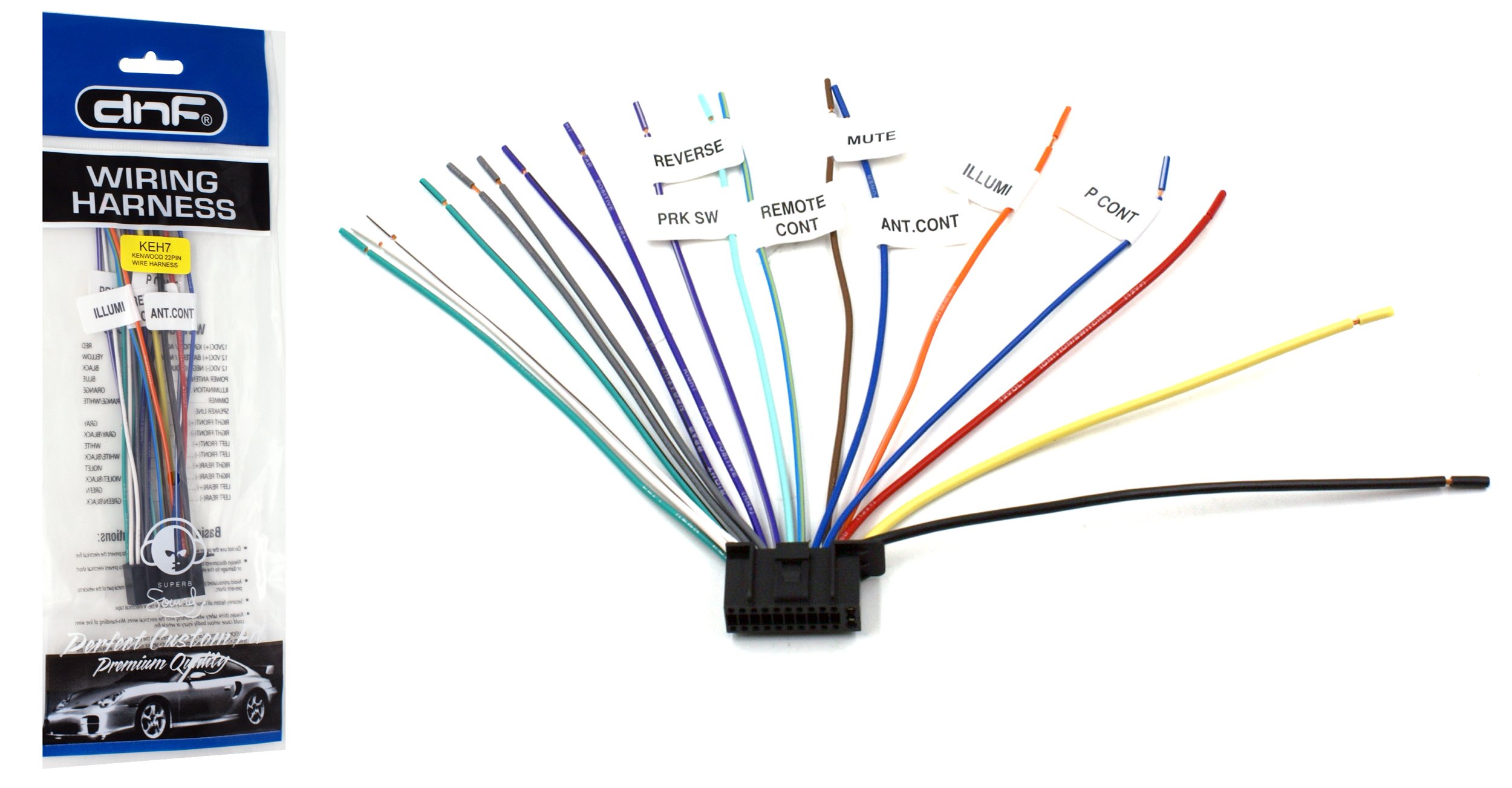 Amazon.com: DNF Kenwood Wiring Harness DDX-7019 DDX-8019 DNX